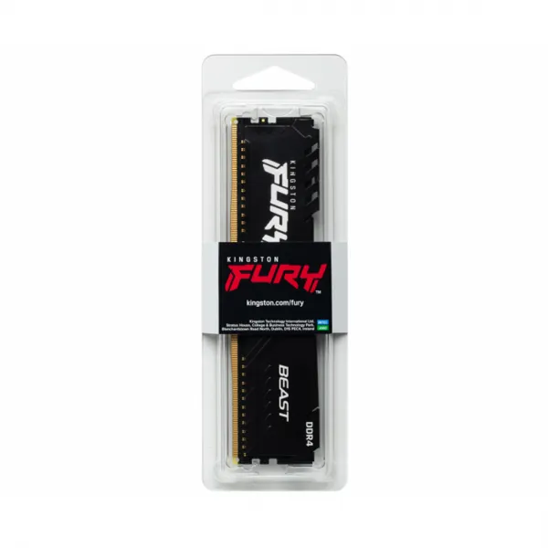 Модуль памяти Kingston Fury Beast KF426C16BB/4 DDR4 4GB 2666MHz купить с доставкой