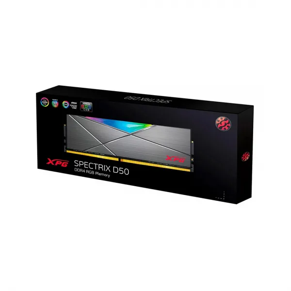 Модуль памяти ADATA XPG Spectrix D50 RGB AX4U413316G19J-ST50 DDR4 16GB 4133MHz купить с доставкой