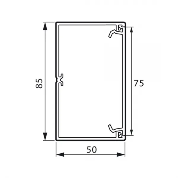 Кабельный канал Legrand METRA 85х50 купить с доставкой