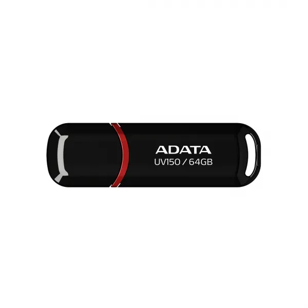 USB-накопитель ADATA AUV150-64G-RBK 64GB Черный купить с доставкой