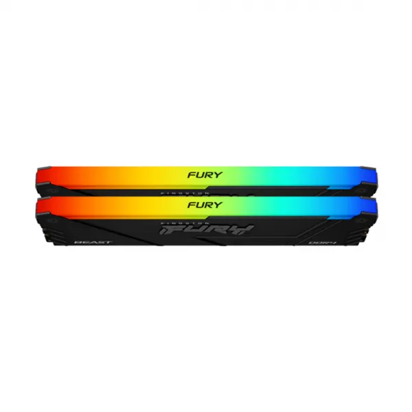 Комплект модулей памяти Kingston FURY Beast RGB KF432C16BB2AK2/16 DDR4 16GB (Kit 2x8GB) 3200MHz купить с доставкой