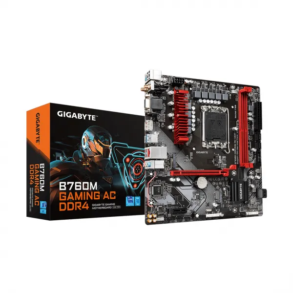 Материнская плата Gigabyte B760M GAMING AC DDR4 купить с доставкой