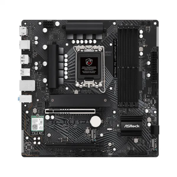 Материнская плата ASRock B760M PG LIGHTNING WIFI купить с доставкой