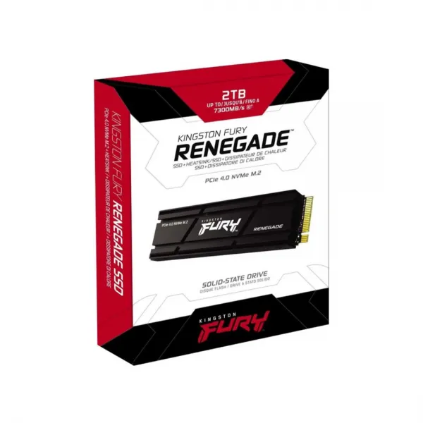 Твердотельный накопитель SSD Kingston FURY Renegade SFYRDK/2000G M.2 NVMe PCIe 4.0 HeatSink купить с доставкой