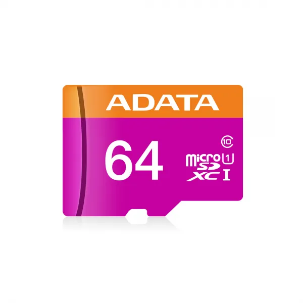 Карта памяти ADATA AUSDX64GUICL10-RA1 UHS-I CLASS10 64GB купить с доставкой