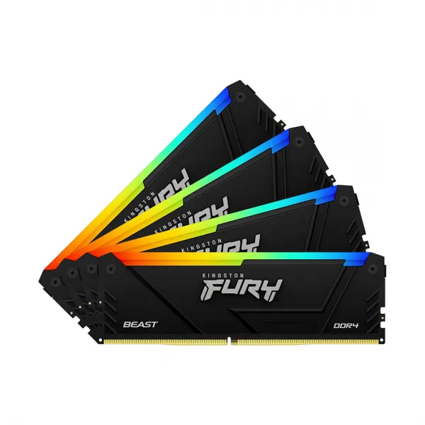 Комплект модулей памяти Kingston KF432C16BB12AK4/64 DDR4 64GB (Kit 4x16GB) купить с доставкой