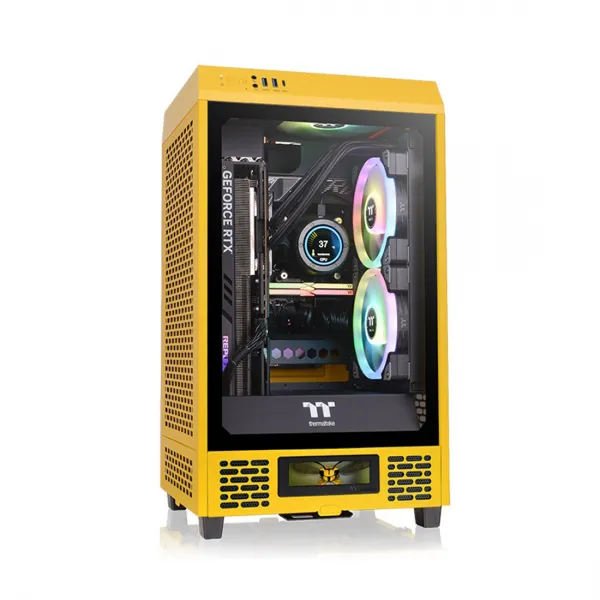 Компьютерный корпус Thermaltake The Tower 200 Bumblebee без Б/П купить с доставкой