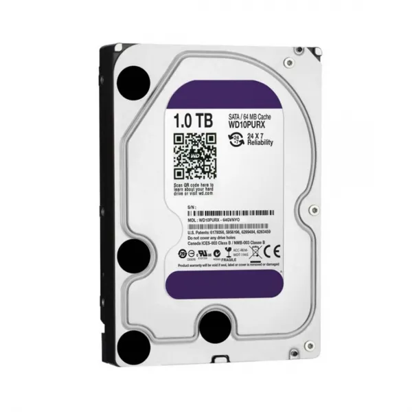 Жесткий диск Western Digital WD10PURX HDD 1Tb купить с доставкой