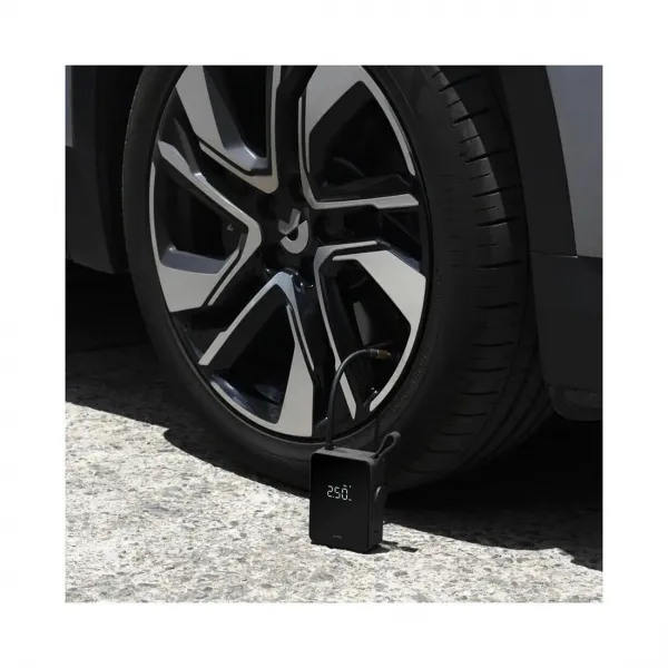 Портативный аккумуляторный компрессор HOTO Portable Electric Tire Inflator купить с доставкой