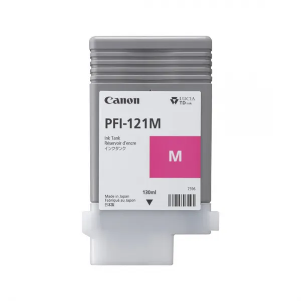 Чернила пигментные Canon Pigment Ink Tank PFI-121 Magenta (для TM255/350/355) купить с доставкой