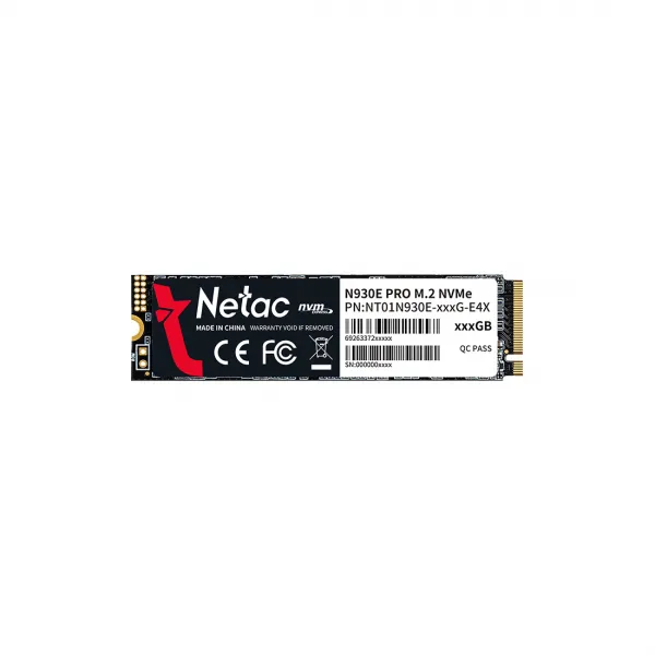 Твердотельный накопитель SSD Netac NT01N930E-001T-E4X 1TB M.2 NVMe купить с доставкой