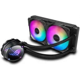 Водяное охлаждение CPU Asus ROG STRIX LC II 240 ARGB 120mm Liquid CPU Cooler, 2 x 12cm PWM Fan, ARGB