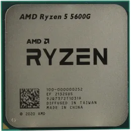 Процессор AMD Ryzen 5 5600G 3,9Гц (4,4ГГц Turbo) AM4, 7nm, 6/12/7, 3Mb L3 32Mb, 65W, Radeon™ Graphics, OEM