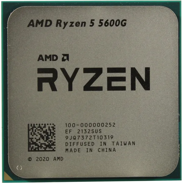 Процессор AMD Ryzen 5 5600G 3,9Гц (4,4ГГц Turbo) AM4, 7nm, 6/12/7, 3Mb L3 32Mb, 65W, Radeon™ Graphics, OEM купить с доставкой