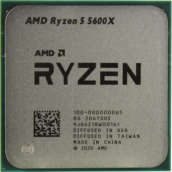 Процессор AMD Ryzen 5 5600X 3,7Гц (4,6ГГц Turbo) AM4, 7nm, 6/12, 3Mb L3 32Mb, 65W, OEM купить с доставкой