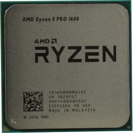 Процессор AMD Ryzen 5 1600 PRO 3,2ГГц (3,6ГГц Turbo) Summit Ridge 6/12, 3MB L2, 16 MB L3, 65W, AM4, OEM РАСПРОДАЖА!