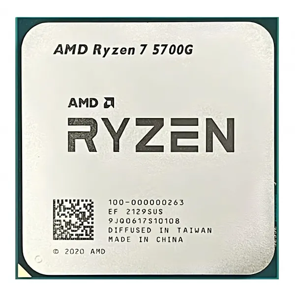 Процессор AMD Ryzen 7 5700G 3,8Гц (4,6ГГц Turbo) AM4, 7nm, 8/12/8, 4Mb L3 16Mb, 65W, with Wraith Stealth Cooler and Radeon™ Graphics, OEM купить с доставкой