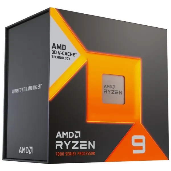 Процессор AMD Ryzen 9 7900X3D 4,4Гц (5,6ГГц Turbo) 12-ядер 24-потока, 12MB L2, 128MB L3, 120W, AM5 100-100000909WOF купить с доставкой