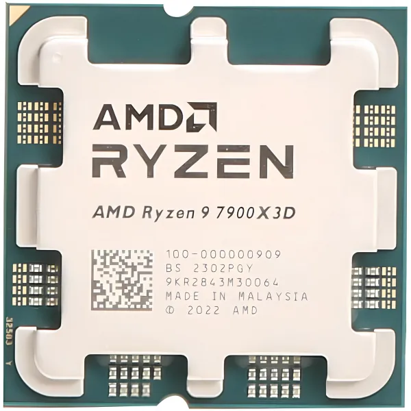 Процессор AMD Ryzen 9 7900X3D 4,4Гц (5,6ГГц Turbo) 12-ядер 24-потока, 12MB L2, 128MB L3, 120W, AM5 100-100000909WOF купить с доставкой