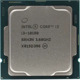 CPU Intel Core i3 10100 3,6GHz (4,3GHz) 6Mb 4/8 Core Comet Lake Intel® UHD 630 65W FCLGA1200 BOX (BX8070110100)