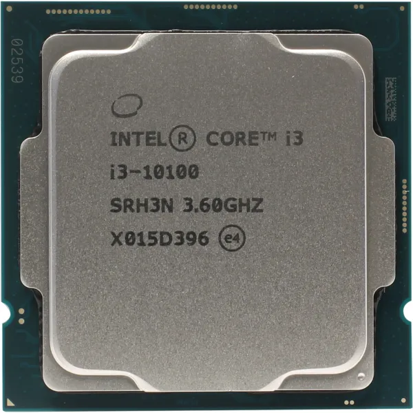 CPU Intel Core i3 10100 3,6GHz (4,3GHz) 6Mb 4/8 Core Comet Lake Intel® UHD 630 65W FCLGA1200 BOX (BX8070110100) купить с доставкой