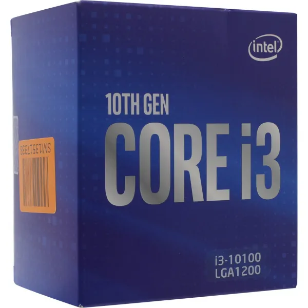 CPU Intel Core i3 10100 3,6GHz (4,3GHz) 6Mb 4/8 Core Comet Lake Intel® UHD 630 65W FCLGA1200 BOX (BX8070110100) купить с доставкой