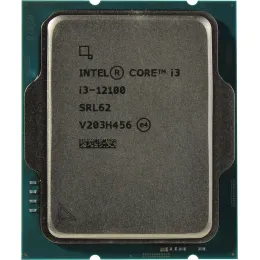 CPU Intel Core i3-12100 Base 3,3GHz(EC), Performance 4,3GHz(PC), Max Turbo 4,3GHz, Cache 12Mb, 4/8 Adler Lake, UHD-графика Intel® 730, Base TDP 60W, Turbo TDP 89W, FCLGA1700 w/o cooler, OEM (CM8071504651012)