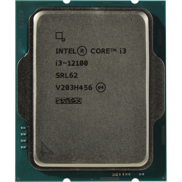 CPU Intel Core i3-12100 Base 3,3GHz(EC), Performance 4,3GHz(PC), Max Turbo 4,3GHz, Cache 12Mb, 4/8 Adler Lake, UHD-графика Intel® 730, Base TDP 60W, Turbo TDP 89W, FCLGA1700 w/o cooler, OEM (CM8071504651012) купить с доставкой