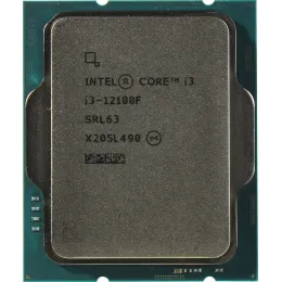 CPU Intel Core i3-12100F Base 3,3GHz(EC), Performance 4,3GHz(PC), Max Turbo 4,3GHz, Cache 12Mb, 4/8 Adler Lake, Base TDP 58W, Turbo TDP 89W, FCLGA1700 w/o cooler, OEM (CM8071504651013)