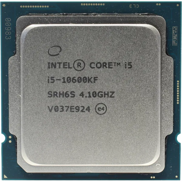 CPU Intel Core i5-10600KF 4,1GHz (4,8GHz) 12Mb 6/12 Core Comet Lake 95W FCLGA1200 Tray (CM8070104282136) купить с доставкой