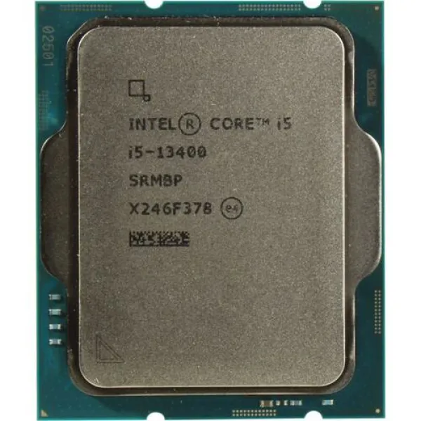 Процессор Intel Core i5-13400 Base 1,8GHz(EC), Performance 2,5GHz(PC), Max Turbo 4,6GHz, Cache 20Mb, 10/16 Raptor Lake, UHD-графика Intel® 730, Base TDP 65W, Turbo TDP 154W, FCLGA1700 w/o cooler, OEM (CM8071505093004) купить с доставкой