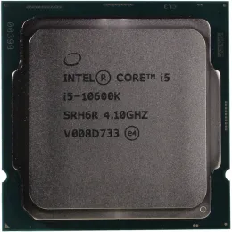 CPU Intel Core i5-10600K 4,1GHz (4,8GHz) 12Mb 6/12 Comet Lake Intel® UHD 630 125W FCLGA1200 Tray (CM8070104282134) 