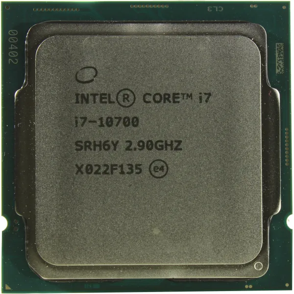 CPU Intel Core i7-10700 2,9GHz (4,8GHz) 16Mb 8/16 Core Comet Lake Intel® UHD 630 65W FCLGA1200 Tray (CM8070104282327) купить с доставкой