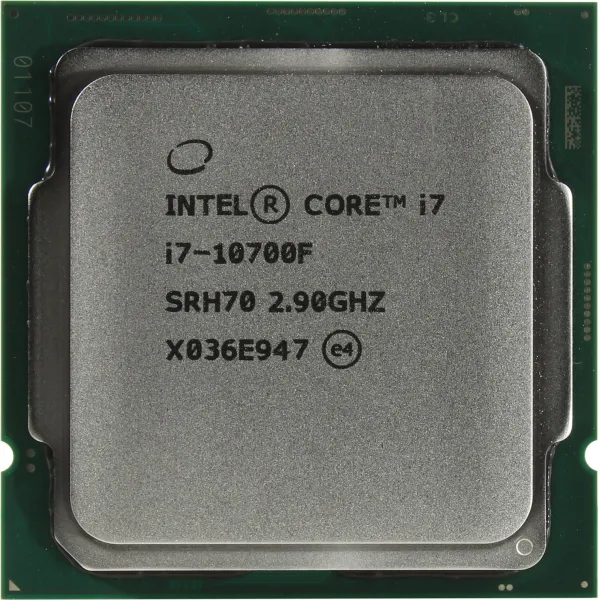 CPU Intel Core i7-10700F 2,9GHz (4,8GHz) 16Mb 8/16 Comet Lake Intel® 65W FCLGA1200 Box (BX8070110700F) купить с доставкой