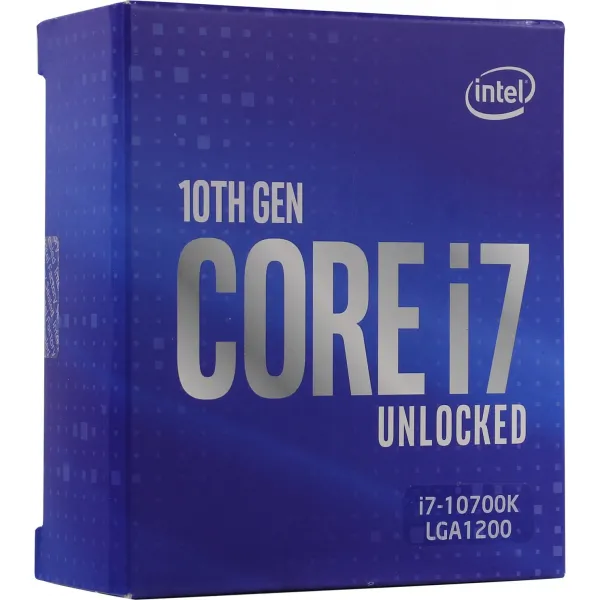 CPU Intel Core i7-10700K 3,8GHz (5,1GHz) 16Mb 8/16 Core Comet Lake Intel® UHD 630 125W FCLGA1200 BOX (BX8070110700K) купить с доставкой