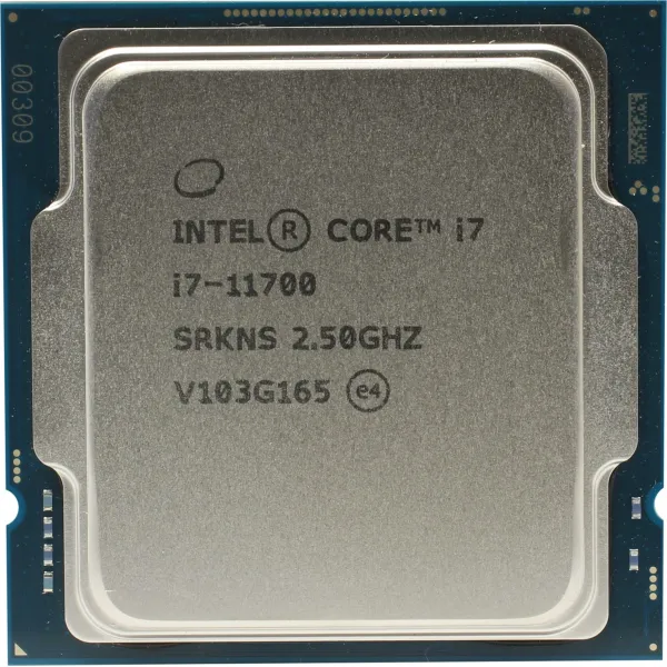 CPU Intel Core i7-11700 2,5GHz (4,9GHz) 16Mb 8/16 Core Rocket Lake Intel® UHD 750 65W FCLGA1200 BOX (BX8070811700) купить с доставкой