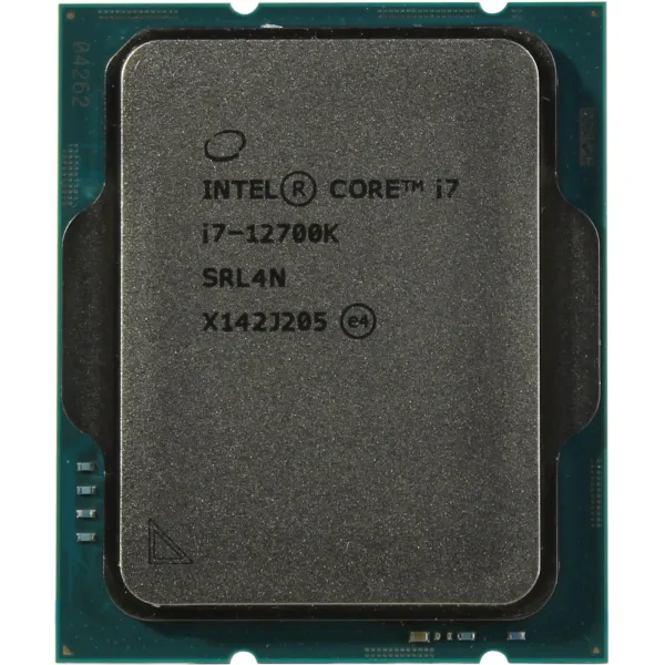 CPU Intel Core i7-12700K Base 2,7GHz(EC), Performance 3,6GHz(PC), Turbo 3,8GHz, Max Turbo 5,0GHz, Cache 25Mb, 12/20 Adler Lake Intel® UHD 770, Base TDP 125W, Turbo TDP 190W, FCLGA1700 w/o cooler, OEM (CM8071504553828) купить с доставкой