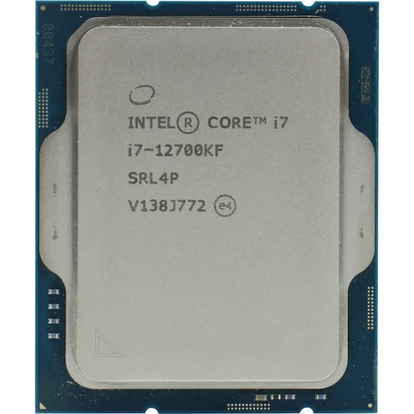 CPU Intel Core i7-12700KF Base 2,7GHz(EC), Performance 3,6GHz(PC), Turbo 3,8GHz, Max Turbo 5,0GHz, Cache 25Mb, 12/20 Adler Lake, Base TDP 125W, Turbo TDP 190W, FCLGA1700 w/o cooler, BOX (BX8071512700KF) купить с доставкой