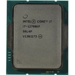 CPU Intel Core i7-12700KF Base 2,7GHz(EC), Performance 3,6GHz(PC), Turbo 3,8GHz, Max Turbo 5,0GHz, Cache 25Mb, 12/20 Adler Lake Intel® UHD 770, Base TDP 125W, Turbo TDP 190W, FCLGA1700 w/o cooler, OEM