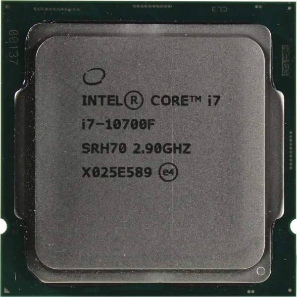 Процессор Intel Core i7-10700F 2,9GHz (4,8GHz) 16Mb 8/16 Comet Lake Intel® 65W FCLGA1200 Tray (CM8070104282329) купить с доставкой