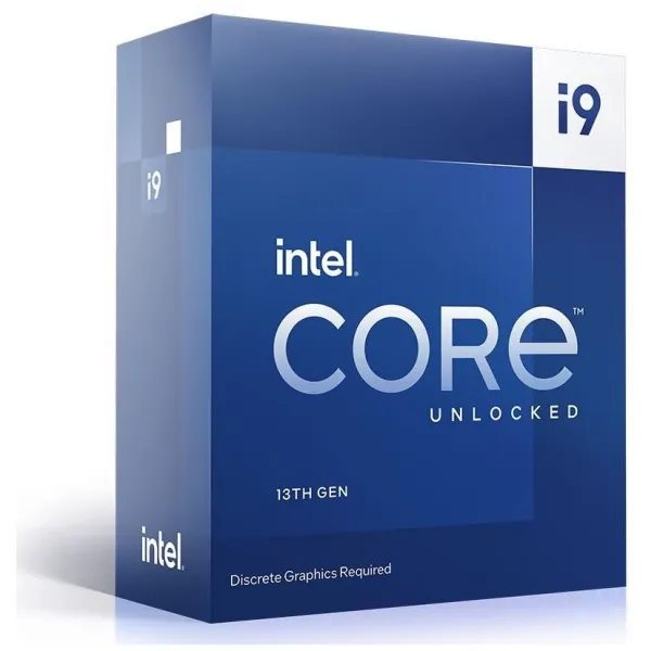 CPU Intel Core i9-13900KF Base 2,2GHz(EC), Performance 3,0GHz(PC), Turbo 4,3GHz, Max Turbo 5,8GHz, Cache 36Mb, 24/32 Raptor Lake, Base TDP 125W, Turbo TDP 253W, FCLGA1700 w/o cooler, BOX купить с доставкой