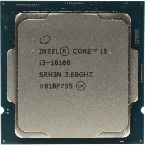 CPU Intel Core i3 10100 3,6GHz (4,3GHz) 6Mb 4/8 Core Comet Lake Intel® UHD 630 65W FCLGA1200 Tray (CM8070104291317) купить с доставкой