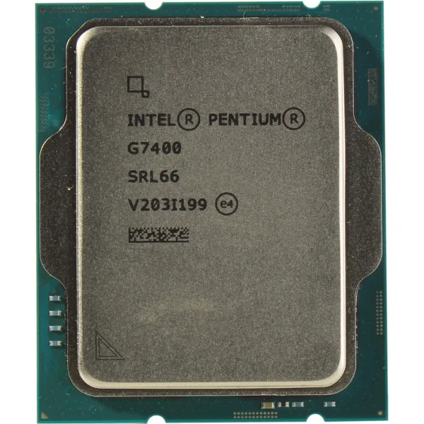 CPU Intel Pentium Gold G7400 3,7 GHz 6Mb 2/4 Adler Lake Intel® UHD Graphics 710 46W FCLGA1700 OEM (CM8071504651605) купить с доставкой