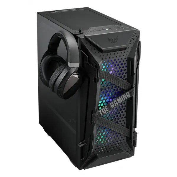 Корпус ASUS GT301 TUF GAMING CASE/BLK/ARGB FAN/ ATX/micro ATX/mITX/EATX GT301/BLK купить с доставкой