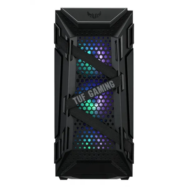 Корпус ASUS GT301 TUF GAMING CASE/BLK/ARGB FAN/ ATX/micro ATX/mITX/EATX GT301/BLK купить с доставкой