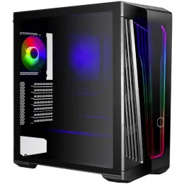 Корпус Cooler Master MasterBox 540 (MB540-KGNN-S00), ATX/mATX/Mini-ITX, 7 cлотов расширения, 6 отсеков для дисков x 3.5"(2.5"), 2xUSB 3.2, предустановленный вентилятор 1х120мм ARGB сзади, Без Б/П, Цвет: Черный