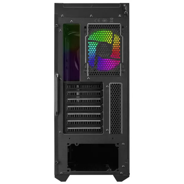 Корпус Cooler Master MasterBox 540 (MB540-KGNN-S00), ATX/mATX/Mini-ITX, 7 cлотов расширения, 6 отсеков для дисков x 3.5"(2.5"), 2xUSB 3.2, предустановленный вентилятор 1х120мм ARGB сзади, Без Б/П, Цвет: Черный купить с доставкой