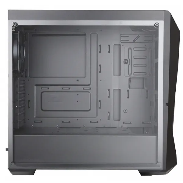 Корпус CoolerMaster MasterBox K500 ARGB (MCB-K500D-KGNN-S02), ATX/mATX/Mini-ITX, 7 cлотов расширения, 6 отсеков для дисков x 3.5"/2.5", 2xUSB 3.2, предустановленный вентилятор 2x120мм ARGB спереди, 1x120 мм сзади, Без Б/П, Цвет: Черный купить с доставкой