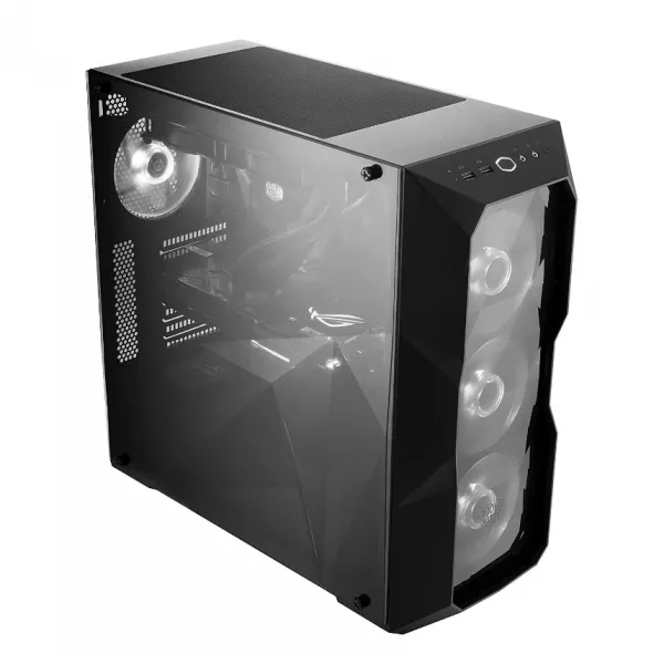 Корпус CoolerMaster MasterBox TD500L (MCB-D500L-KANN-S00) ATX/mATX/Mini-ITX 2xUSB3.0 Без Б/П Черный купить с доставкой