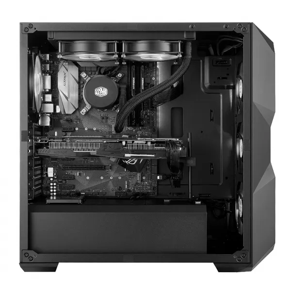 Корпус CoolerMaster MasterBox TD500L (MCB-D500L-KANN-S00) ATX/mATX/Mini-ITX 2xUSB3.0 Без Б/П Черный купить с доставкой